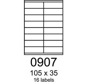 Obrázok pre výrobcu etikety RAYFILM 105x35 univerzálne biele R01000907A (100 list./A4)