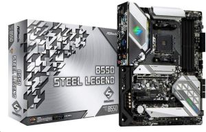 Obrázok pre výrobcu ASRock B550 Steel Legend / AM4 / 4x DDR4 DIMM / HDMI / DP / 2x M.2 / USB Type-C / ATX