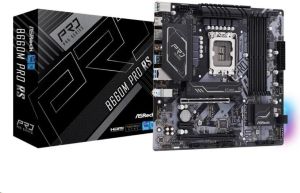 Obrázok pre výrobcu ASRock B660M PRO RS / LGA1700 / Intel B660 / 4x DDR4 DIMM / HDMI / DP / 2x M.2 / mATX