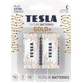 Obrázok pre výrobcu TESLA GOLD+ alkalická baterie C (LR14, malý monočlánek, blister) 2 ks