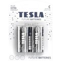 Obrázok pre výrobcu TESLA SILVER+ alkalická baterie C (LR14, malý monočlánek, blister) 2 ks