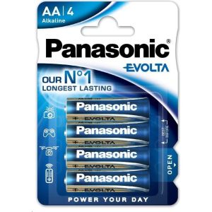 Obrázok pre výrobcu PANASONIC Alkalické baterie EVOLTA Platinum LR6EGE/4BP AA 1,5V (Blistr 4ks)