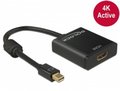 Obrázok pre výrobcu Delock adaptér mini Displayport 1.2 samec > HDMI samice 4K aktivní černý