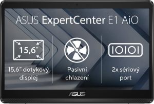 Obrázok pre výrobcu ASUS ExpertCenter E1 (E1600)/15,6" FHD/T/N4500/4GB/128GB SSD/UHD/W11P/Black