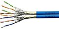 Obrázok pre výrobcu Kabel F/FTP Cat.6a 500 MHz 2x(4x2xAWG23),LS0H modrý,Dca,500m