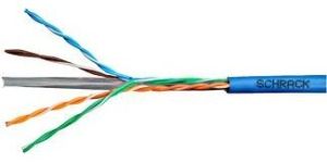 Obrázok pre výrobcu Kabel U/UTP Cat.6 4x2xAWG24 300 MHz, PVC modrý, Eca, 305m