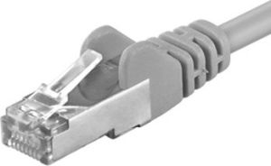 Obrázok pre výrobcu Premiumcord Patch kabel CAT 6a S-FTP,RJ45-RJ45,LSOH, AWG 26/7 3m šedá