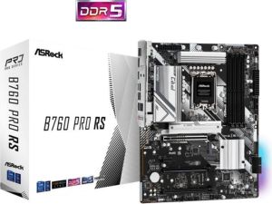 Obrázok pre výrobcu ASRock B760 PRO RS / Intel B760 / LGA1700 / 4x DDR5 / 3x M.2 / HDMI / DP / USB-C / ATX