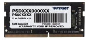 Obrázok pre výrobcu Patriot SO-DIMM DDR4/32GB/ 3200MHz/CL22/1x32GB