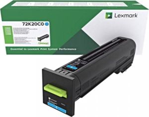 Obrázok pre výrobcu Lexmark originál toner 72K2XC0, cyan, 22000str., extra high capacity, return, Lexmark CS820de, CS820DTE, CS820dtfe, O