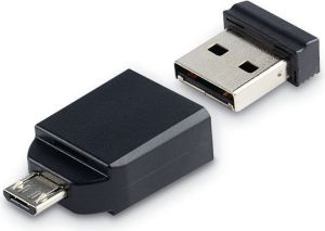 Obrázok pre výrobcu VERBATIM Flash disk Store ´n´ Stay NANO/ 32GB/ USB 2.0 + OTG adaptér/ černá