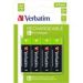 Obrázok pre výrobcu Nabíjacia batéria, AA (HR6), 1.2V, 2500 mAh, Verbatim, blister, 4-pack