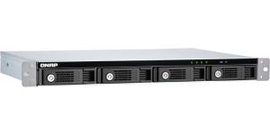 Obrázok pre výrobcu QNAP Rack 1U 4-bay 3.5 SATA HDD USB 3.0 type-C hardware RAID external enclosure