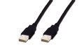 Obrázok pre výrobcu Digitus AK-300100-018-S kabel USB A/samec na A/samec, 2x stíněný, 1,8m