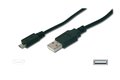 Obrázok pre výrobcu Digitus USB 2.0 kabel USB A samec na USB micro B samec, 2x stíněný, Měď, 3m