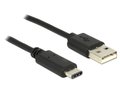 Obrázok pre výrobcu Delock Cable USB Type-C 2.0 male > USB 2.0 type-A male 1 m black