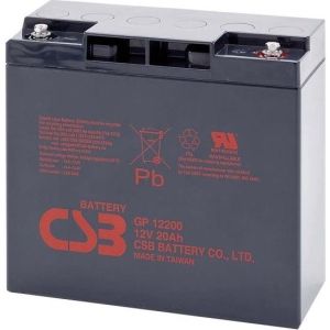 Obrázok pre výrobcu CSB Pb záložní akumulátor CSB GP12200, 12V, 20Ah