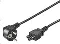 Obrázok pre výrobcu PREMIUMCORD Kabel napájecí 230V pro NTB 1m (3pin, Schuko, trojlístek)
