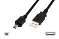 Obrázok pre výrobcu ASSMANN USB 2.0 HighSpeed 3m Cable USB A M (plug)/miniUSB B(5pin) M(plug) black