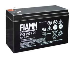 Obrázok pre výrobcu Fiamm olověná baterie FG20721 12V/7,2Ah Faston 4,8