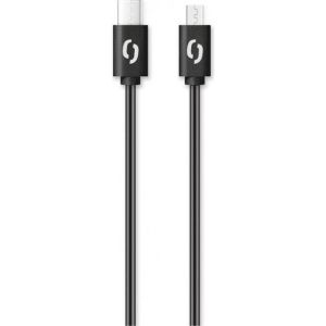 Obrázok pre výrobcu ALIGATOR Datový kabel POWER 3A, USB-C/microUSB černý