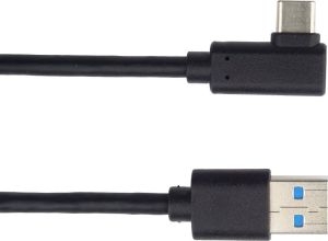 Obrázok pre výrobcu PremiumCord Kabel USB typ C/M zahnutý konektor 90° - USB 3.0 A/M, 3m