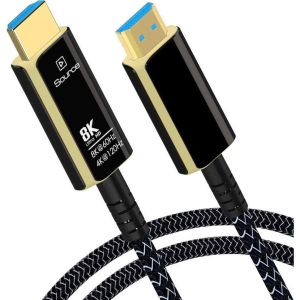 Obrázok pre výrobcu PremiumCord Ultra High Speed HDMI 2.1 optický fiber kabel 8K@60Hz,zlacené 10m