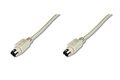 Obrázok pre výrobcu ASSMANN PS2 Connection Cable miniDIN6 M (plug)/miniDIN6 M (plug) 2,0m grey