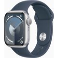 Obrázok pre výrobcu Apple Watch S9/41mm/Silver/Sport Band/Storm Blue/-S/M