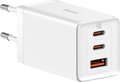 Obrázok pre výrobcu Baseus CCGP120202 GaN5 Pro Quick Nabíječka USB + 2x USB-C 65W White