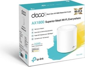 Obrázok pre výrobcu TP-Link AX1800 Smart Home Mesh WiFi6 Deco X20(1-pack)