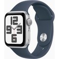 Obrázok pre výrobcu Apple Watch SE/44mm/Silver/Sport Band/Storm Blue/-M/L