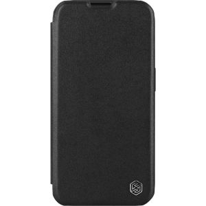 Obrázok pre výrobcu Nillkin Qin Book PRO Plain Leather Pouzdro pro Apple iPhone 15 Pro Max Classic Black