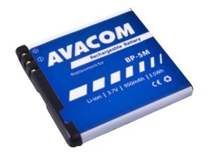 Obrázok pre výrobcu Baterie AVACOM GSNO-BP5M-S950A do mobilu Nokia N81, 6500 Slide Li-Ion 3,7V 950mAh (náhrada BP-5M)