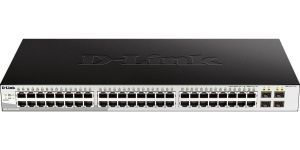 Obrázok pre výrobcu D-Link DGS-1210-52/ME/E 48-Port 10/100/1000BASE-T + 4-Port 1 Gbps SFP Ports Metro Ethernet