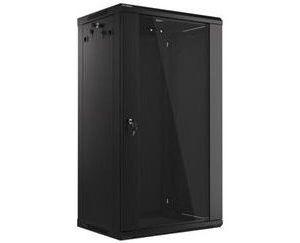 Obrázok pre výrobcu LANBERG RACK CABINET 19" WALL-MOUNT 22U/600X450 (FLAT PACK) BLACK V2