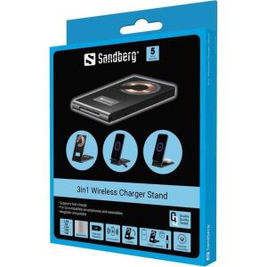 Obrázok pre výrobcu Sandberg 3in1 Wireless Charger Stand
