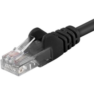 Obrázok pre výrobcu PremiumCord Patch kabel UTP RJ45-RJ45 level 5e 0.25m černá