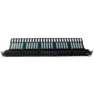 Obrázok pre výrobcu Patch panel ISDN 50p.1U Integrovaný  BLACK, 19"