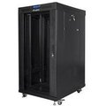 Obrázok pre výrobcu LANBERG 19" VOLNĚ STOJÍCÍ RACKOVÁ SKŘÍŇ 22U/600X800 (v rozloženém stavu) S PROSKLENÝMI DVEŘMI LCD ČERNÁ V2