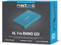 Obrázok pre výrobcu Natec external enclosure RHINO GO for 2,5" SATA, USB 3.0, Blue
