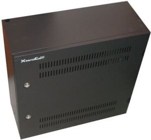 Obrázok pre výrobcu XtendLan Rozvaděč 540x200x550, černý, uchycení pro zařízení 19" (2U + 4U), na zeď, dva zámky