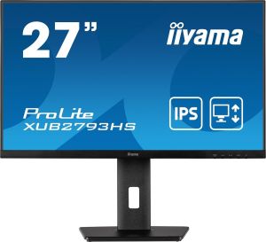 Obrázok pre výrobcu iiyama ProLite XUB2793HS-B6 27"/IPS/ FHD/100Hz/1ms/Black/3R