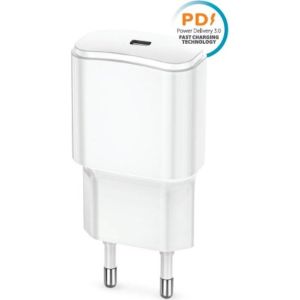 Obrázok pre výrobcu Rychlonabíječka do sítě Forever TC-01 PD 1x USB-C 20W bílá