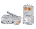 Obrázok pre výrobcu OEM konektor RJ45-8p8c,50µ" Au, drôt, Cat5, (100ks)