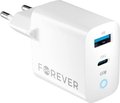 Obrázok pre výrobcu Rychlonabíječka do sítě Forever GaN TC-06-65AC PD QC 1x USB-C 1x USB 65W bílá