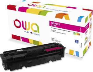 Obrázok pre výrobcu OWA Armor toner alternatívny s HP W2033X, 415X, 6000st, červená/magenta