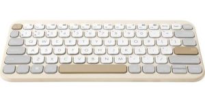Obrázok pre výrobcu ASUS Marshmallow KW100 Copilot version - bezdrôtová klávesnica, Oat Milk, CZ/SK