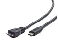 Obrázok pre výrobcu Gembird USB 3.0 kábel to type-C (BM/CM), 1m, čierný