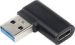 Obrázok pre výrobcu PremiumCord redukce USB-C - USB 3.0 Male, zahnutá